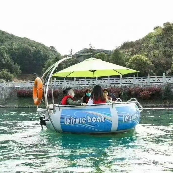 sightseeing leisure mini bbq donut boat Party Grill Leisure Boat Electric Donuts BBQ Boat