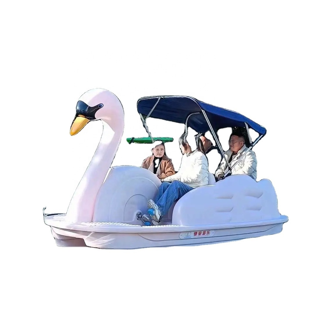 Two Person Four Person PE Swan Pedal Paddle Boat