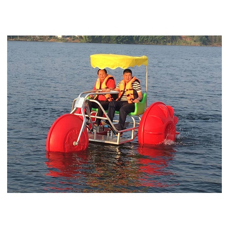 3 big wheels aquatic tricycle water sea pedal bike