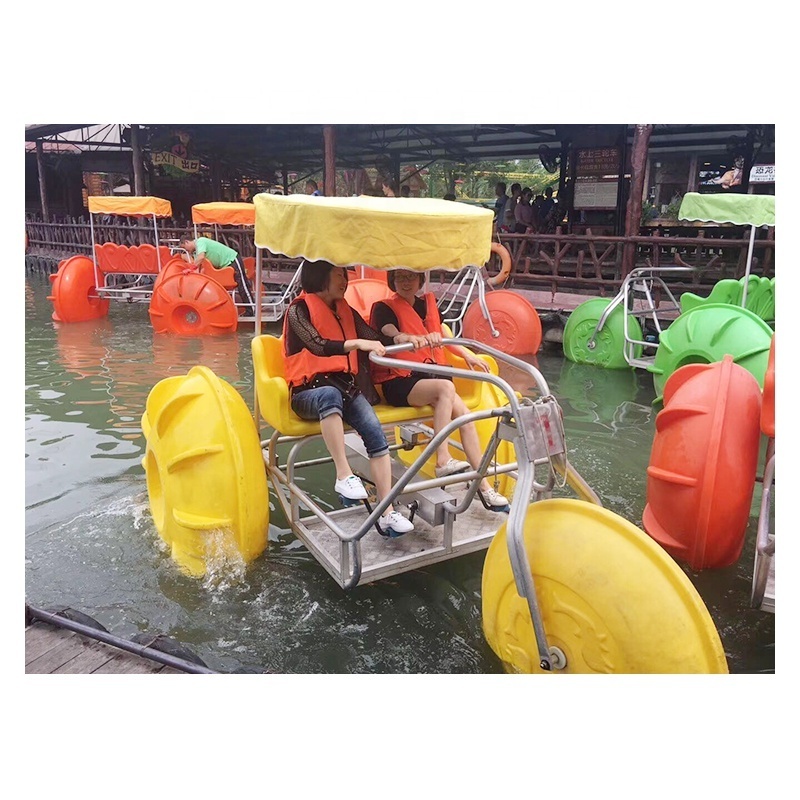 3 big wheels aquatic tricycle water sea pedal bike