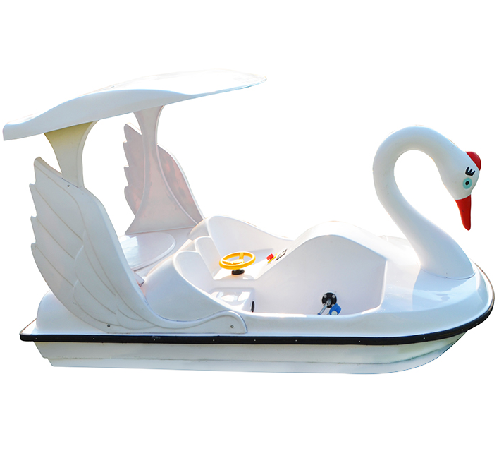 2 or 4 persons New design foot Paddle Swan Boat Water Park Cheap Pedalo Paddle fiberglass Swan bike Boat For Sale