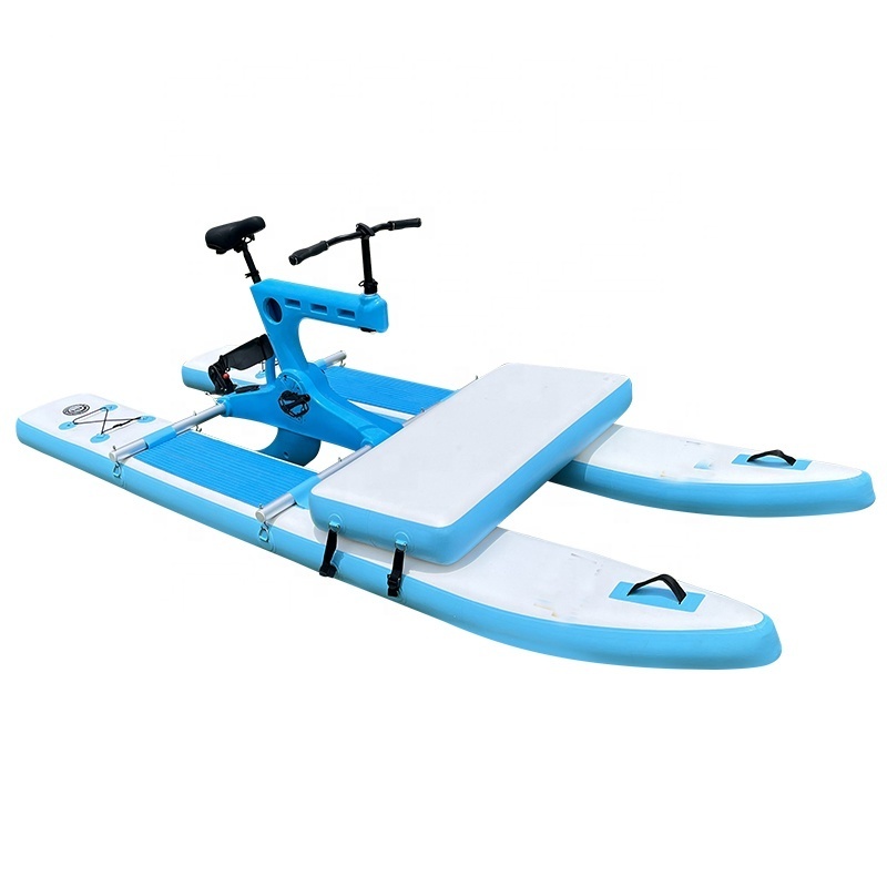 Amusement Water Park One Person Inflatable Water Bike Pedal Boats for Sale