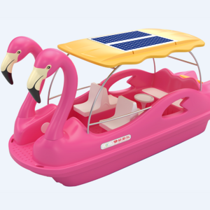 New Coming Swan Flamingo Electric Pedal boat Water Bike boat