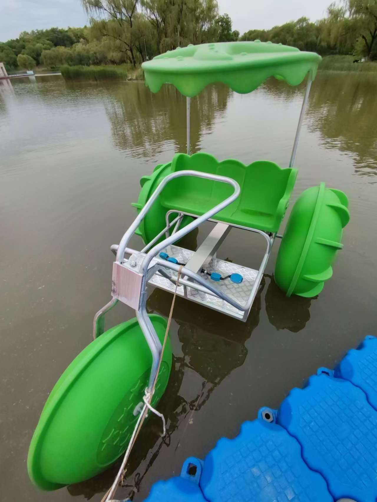 3 Big Wheel water pedal boat tricycle aqua cycle water trikes water tricycle for sale