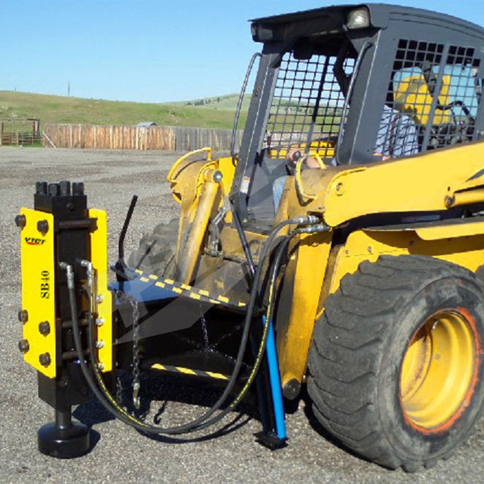 Fence Hydraulic Post Driver for Excavator Skid Steer