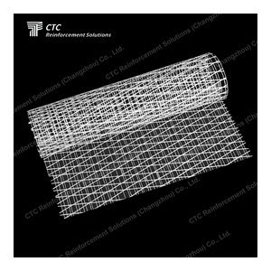 3mm*8*8mm 60g Fiberglass Laid Scrim Mesh Non-woven Netting For Aluminum Foil Composite Reinforced Tape Pipeline