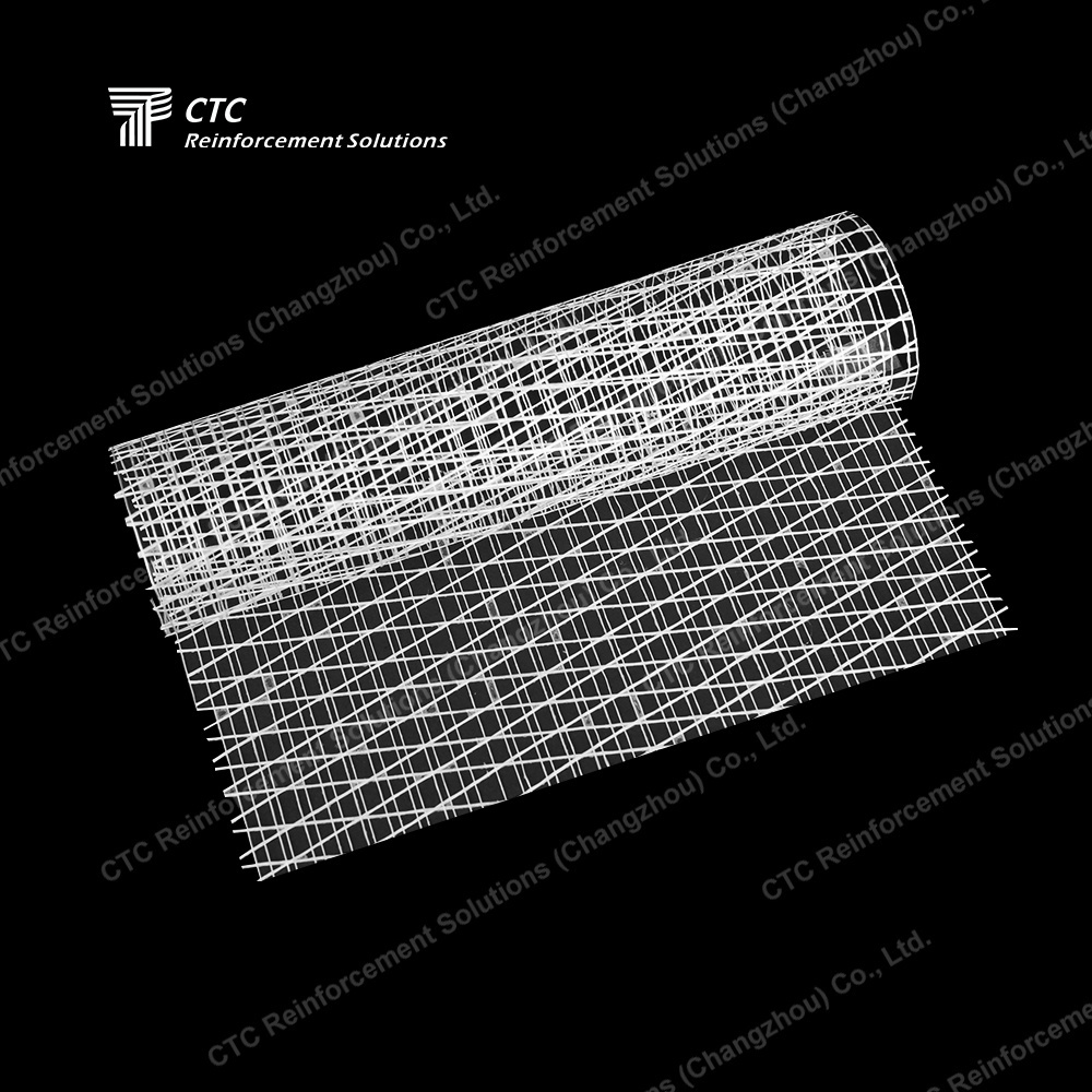 3mm*8*8mm 60g Fiberglass Laid Scrim Mesh Non-woven Netting For Aluminum Foil Composite Reinforced Tape Pipeline