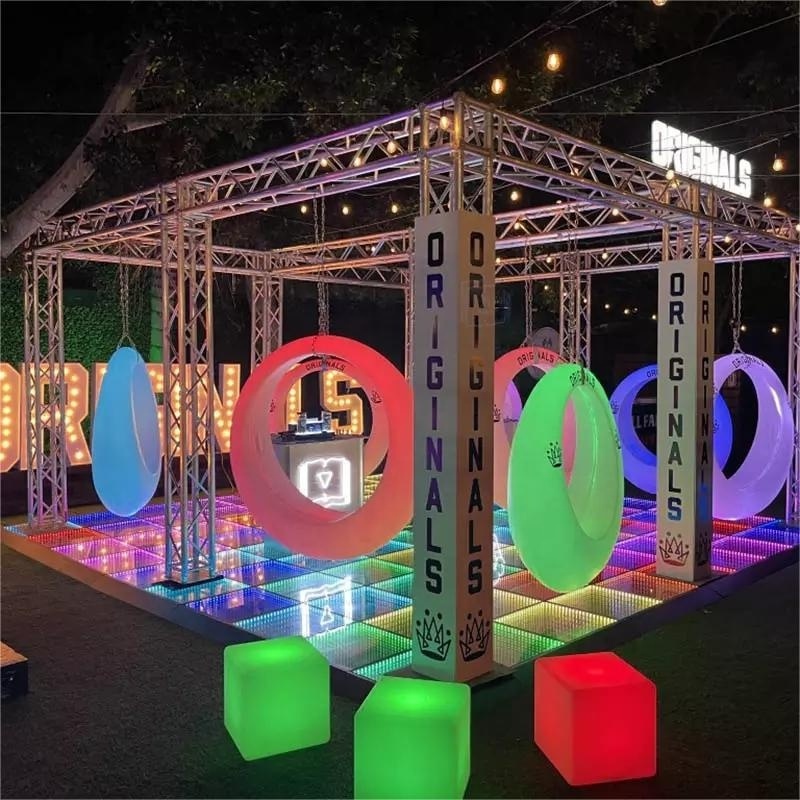 Outdoor led chairs color changeable light up swing