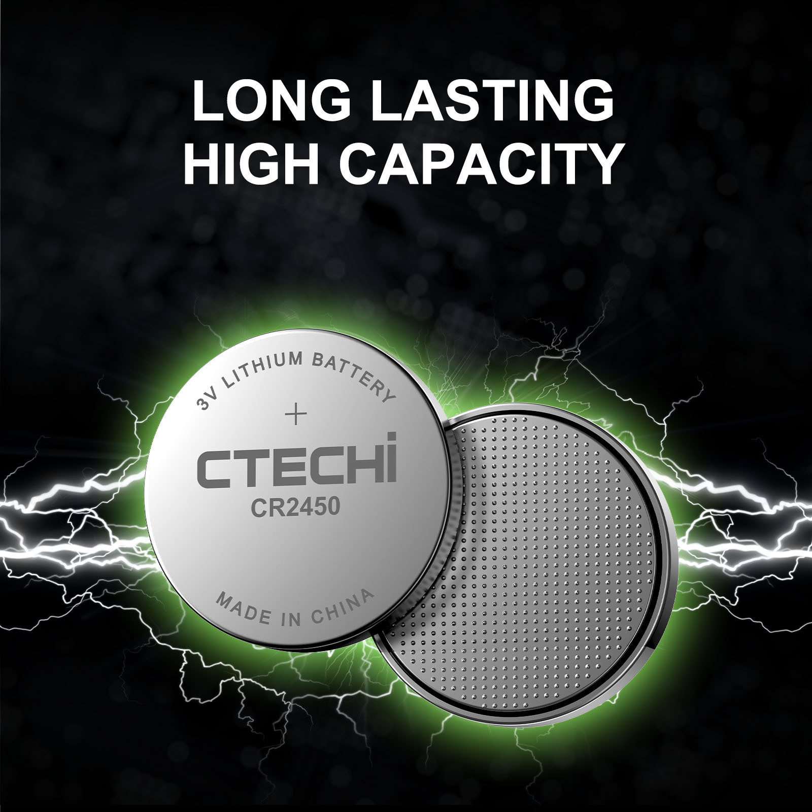 cr2450 1.45v cr1632 pin 6v custom cr2034 thin 5v 3v coin cell battery CR2450 button cell battery 3V lithium manganese batteries