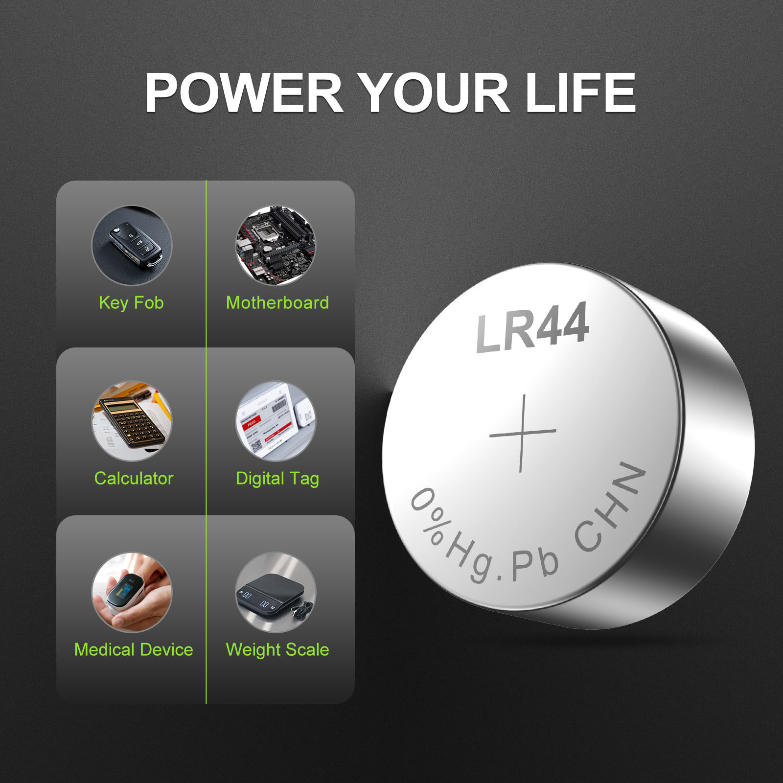 lr44 cr2025 small size 1.5v alkaline lr44 battery ag13 Button Cell Battery Factory Wholesale