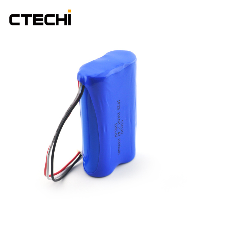 OEM 1P2S 2s lipo 18650 7.4V 2200mAh Lithium Ion Battery