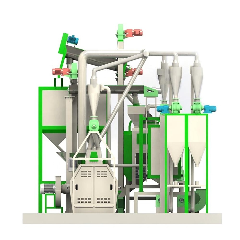 20 ton per day small scale corn maize mill milling machine prices of flour mills