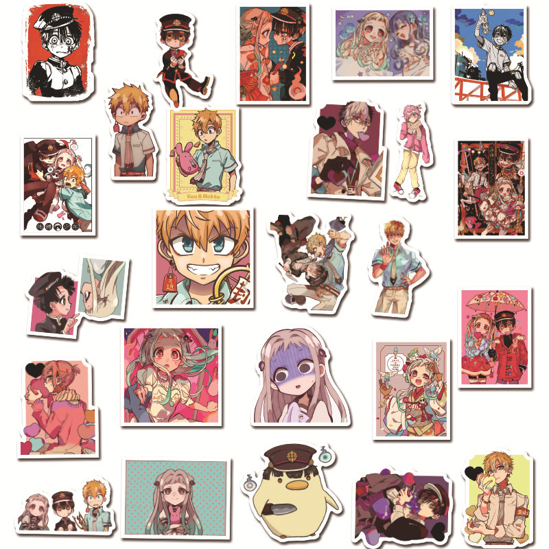 50 Pcs Japanese Anime Stickers Hot Style Suitcase Stickers Notebook Scooters Graffiti Stickers