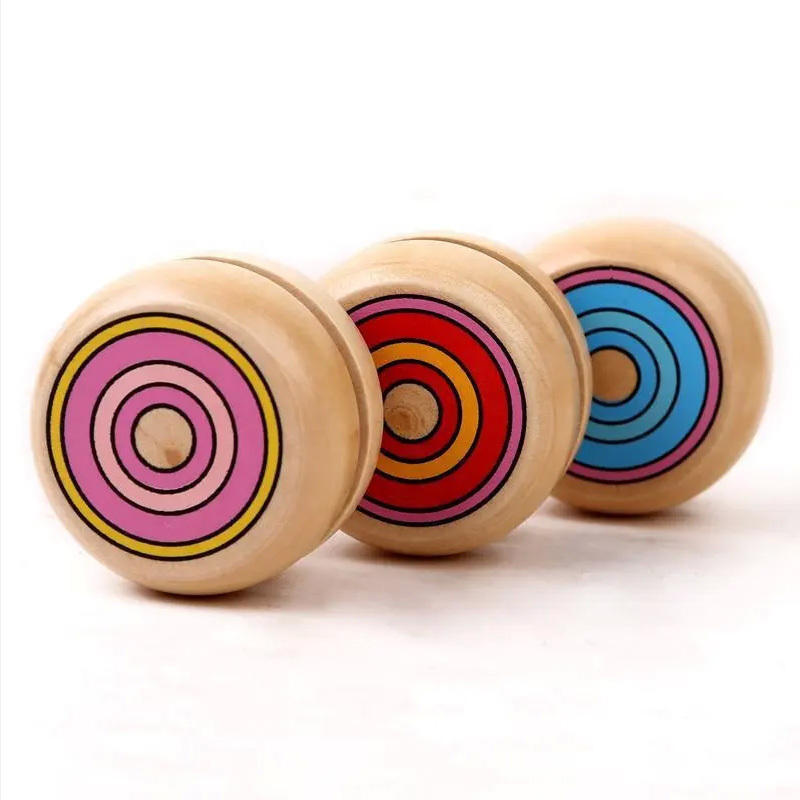 Super Speed Finger Toy Magic Wooden YOYO Ball Spin Professional Classic Toys YoYo For Kids