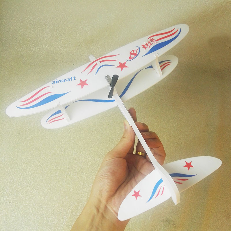 Usb Charging Throwing Foam Gyro Airplane Kids Toy Gift Hobby Radio Control Style R/c Glider Plane Plastic Hot Selling 15 Seconds