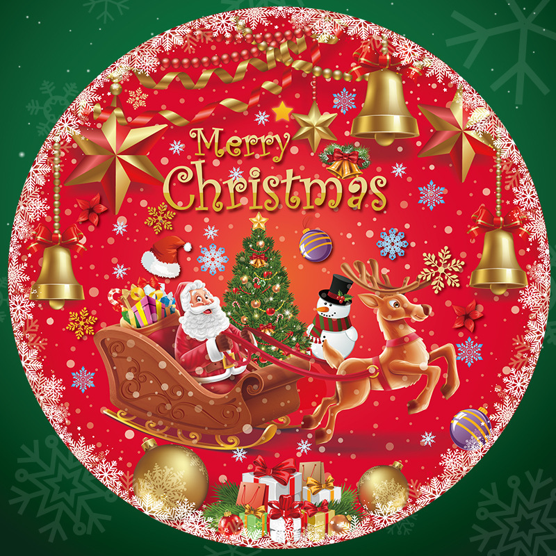 Christmas Earth Candy Creative Sublimation 1000 High Quality Kids Toys Round Jigsaw Puzzle For Adults