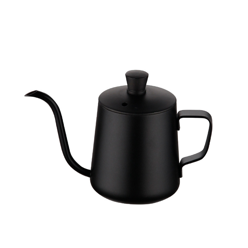 600ml black Stainless Steel Barista Pour Over coffee Kettle Gooseneck Espresso coffee maker