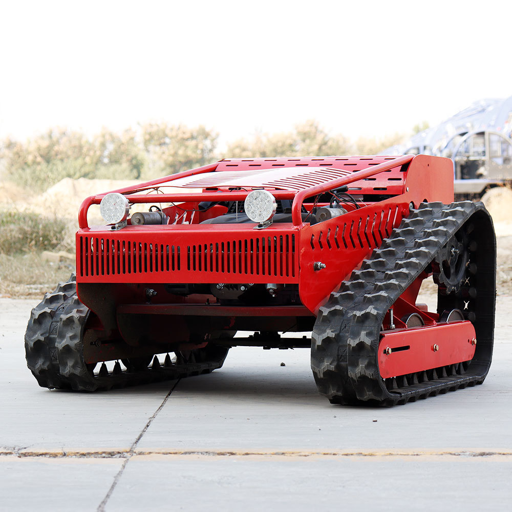 Self propelled remote control Robot Gas Lawn Mowers with the snow plow blade to Canada USA Europe