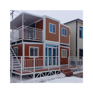 American Luxury Easy Installation Metal Living Espandibile Casa Container Prefabricated Houses