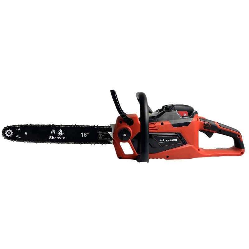 1800W Battery Power11000 Brushless Motor One-Hand Portable Cordless Mini Pruning Shears Chain Saw Wood Cutter