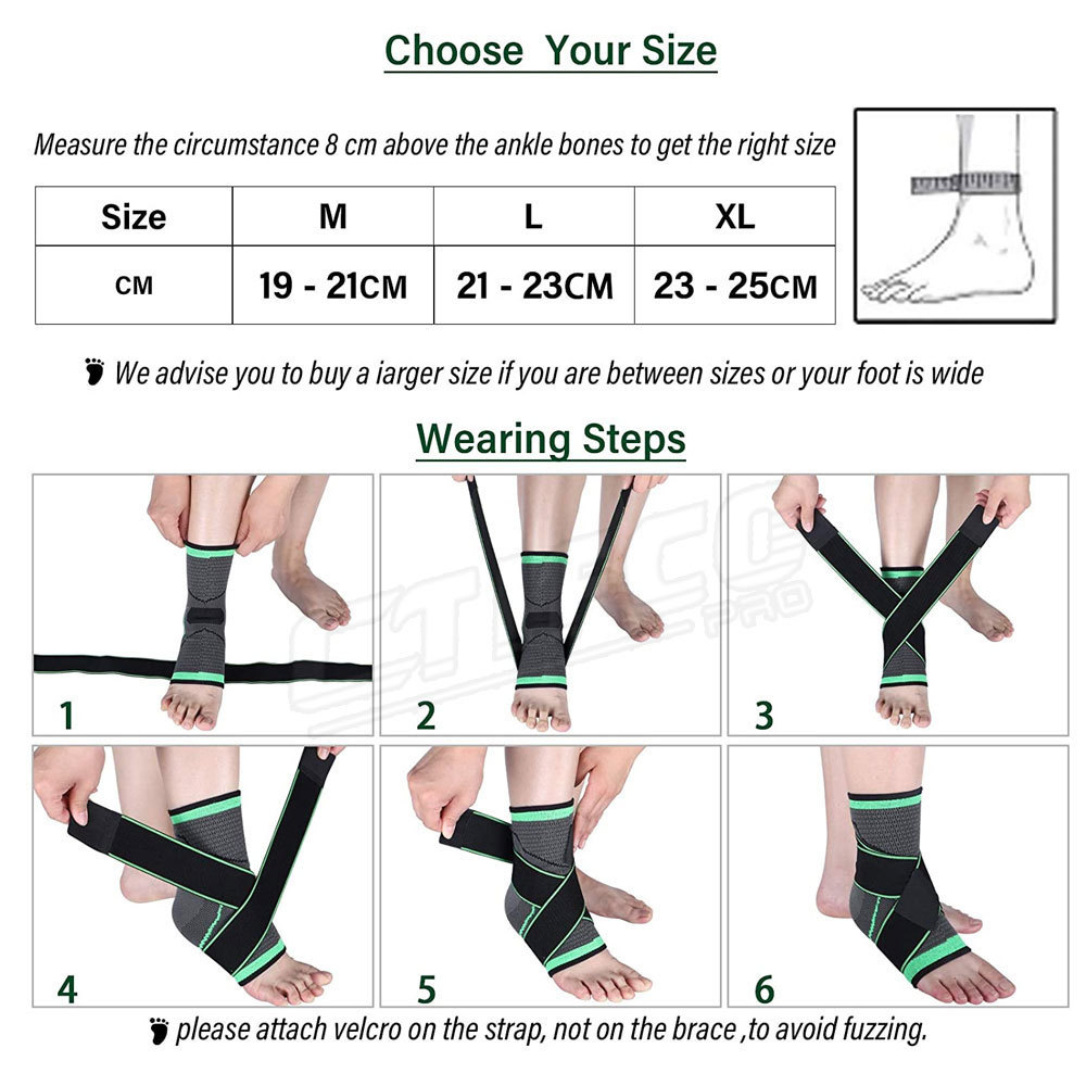 Sports Comfortable Compression Neoprene Waterproof Copper Ankle Support for gym training weight lifting