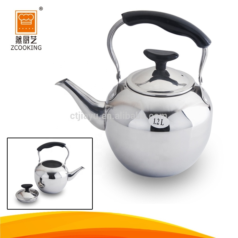 Induction Stainless Steel Tea Kettle With Strainer For Indian Teapot