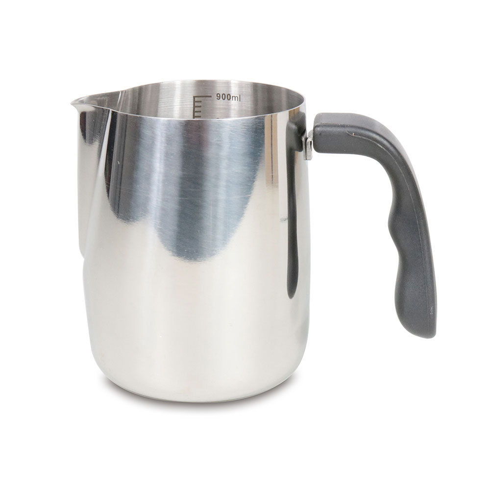 1000ml Stainless Steel 304 Coffee Pitcher Milk Froth Milk Frothing With Bakelite Handle