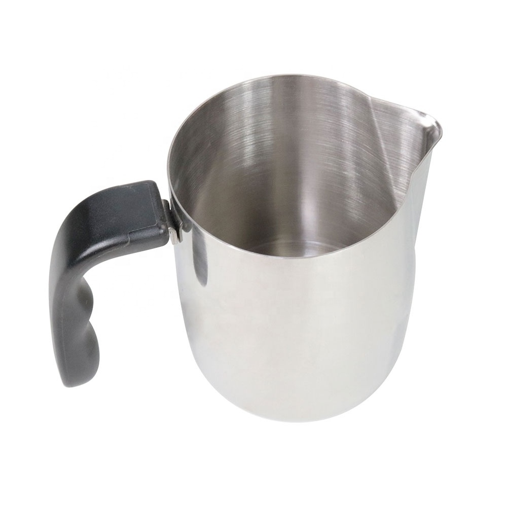 1000ml Stainless Steel 304 Coffee Pitcher Milk Froth Milk Frothing With Bakelite Handle