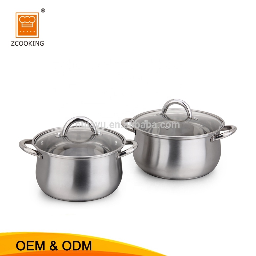 Stainless Steel Soup Pot Stainless Steel Cooking Set Milk Pot