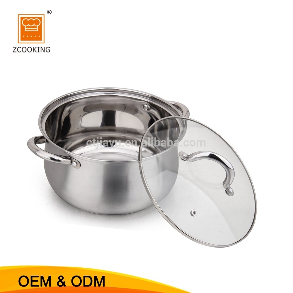 Stainless Steel Soup Pot Stainless Steel Cooking Set Milk Pot