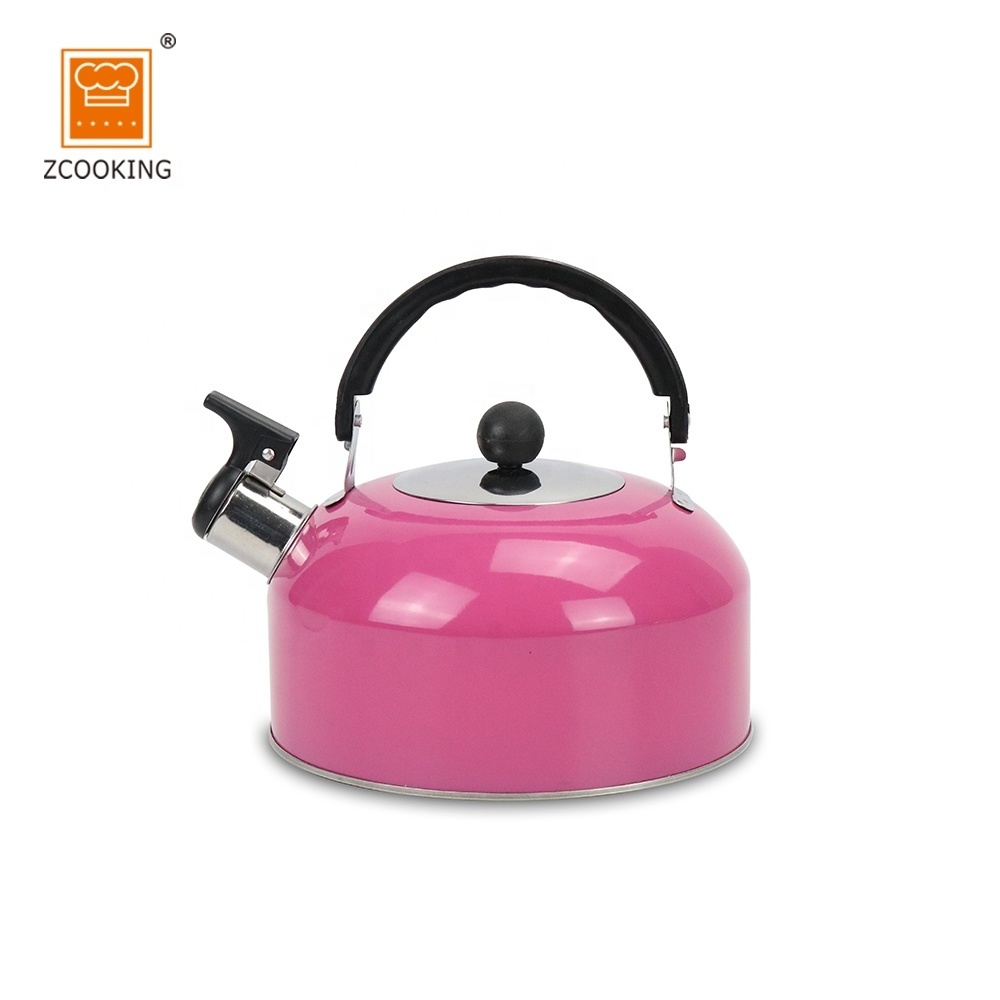 Hot Sale Colorful Stainless Steel Whistling Tea Whistle Kettle With Customization