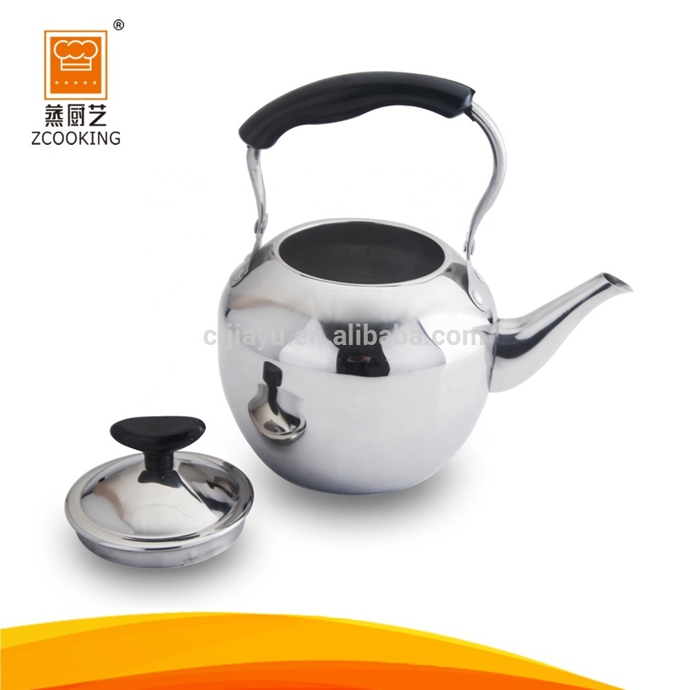 Induction Stainless Steel Tea Kettle With Strainer For Indian Teapot