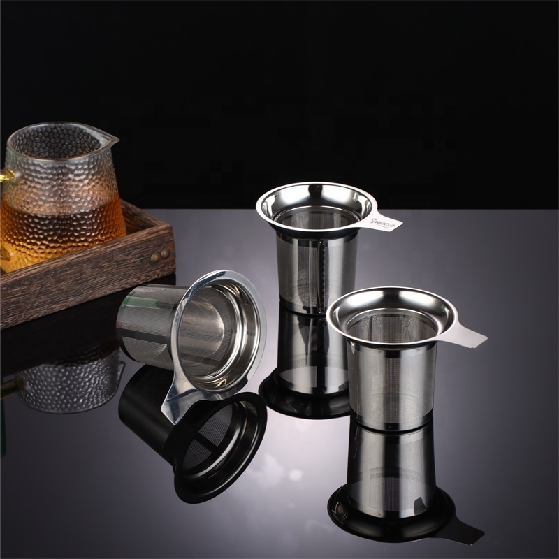 18/8 Coffee Filter Stainless Steel Cup For Hanging On Teapot And Coffee Pot SS304