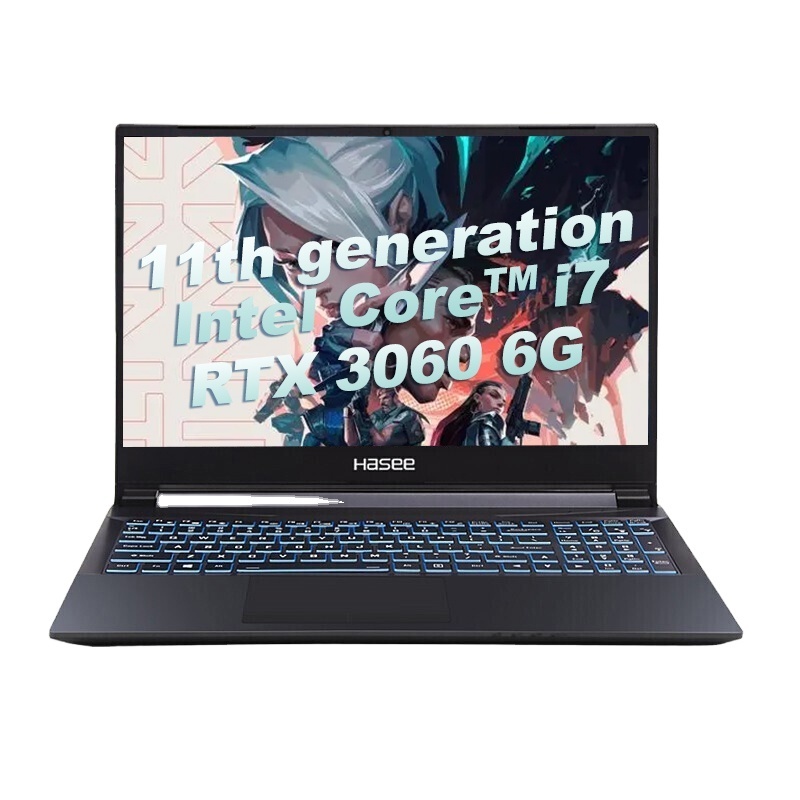 RTX 3060 6GB GDDR6 core i7-11800H 8-core 16-thread discrete graphic card window 10 business  laptop computers