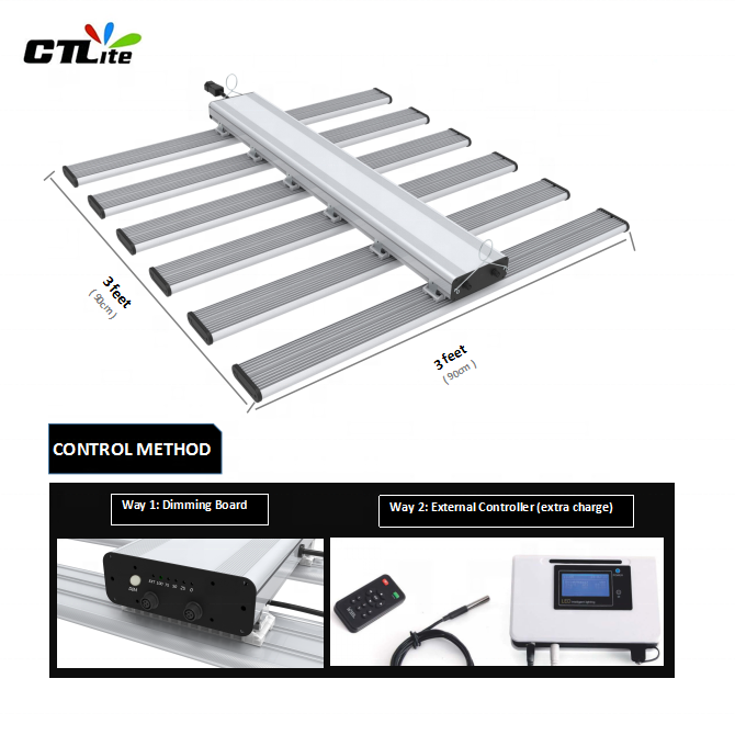 Samsang lm301b/lm301h/lm561c optional Quantu LED Grow Light Bars Group Fixture