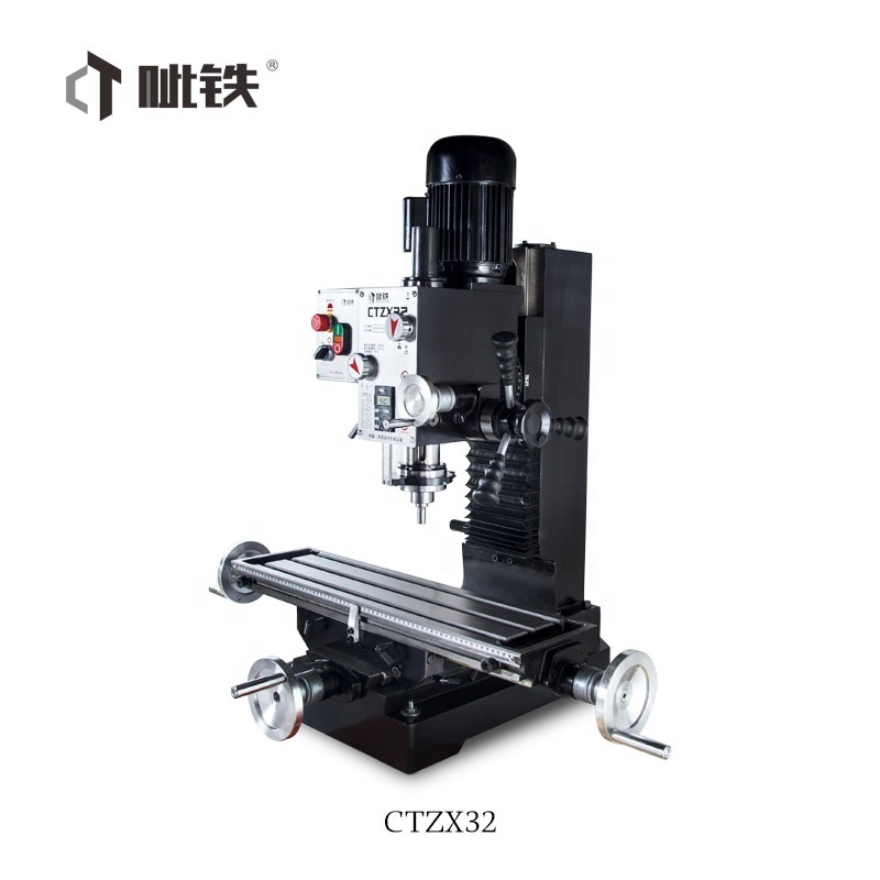 CTZX32 mini drilling milling machine with 32mm capacity from China with DRO