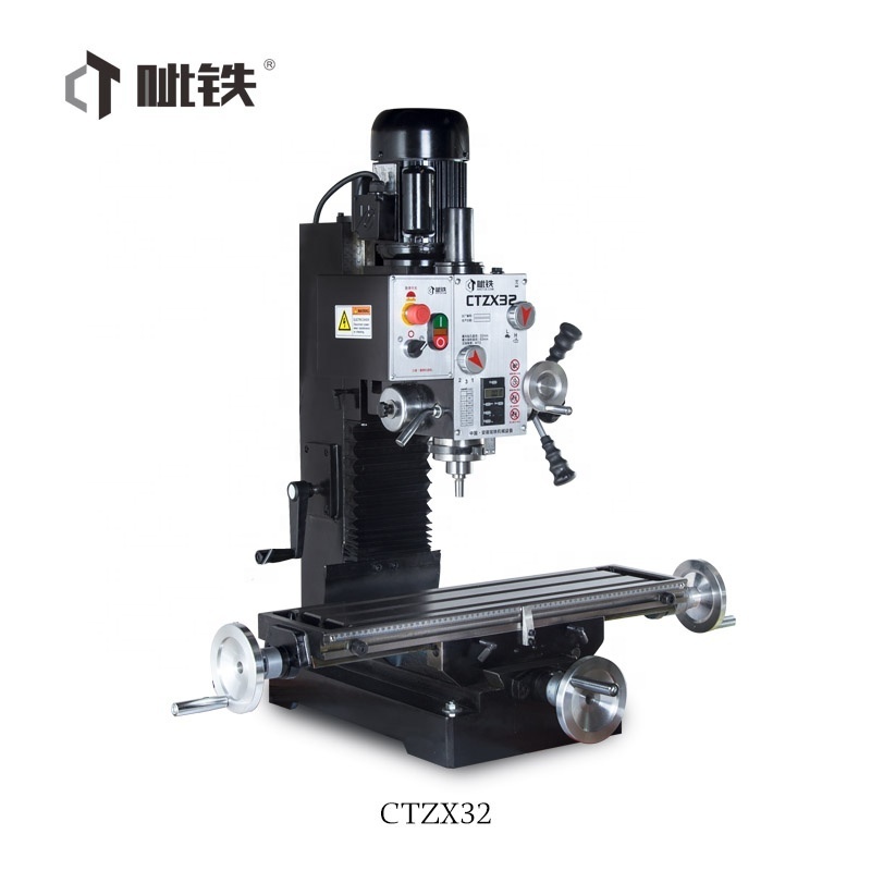 CTZX32 mini drilling milling machine with 32mm capacity from China with DRO