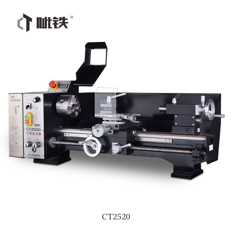 Universal Mechanical Precision Bench Mini Torno 220V Lathe CT2520  manual metal lathe machine torno