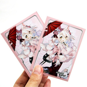 Factory Price MTG Card Sleeves Game Card Sleeve Custom Logo Printing Clear Plastic Yugioh Card Packaging Sleeves