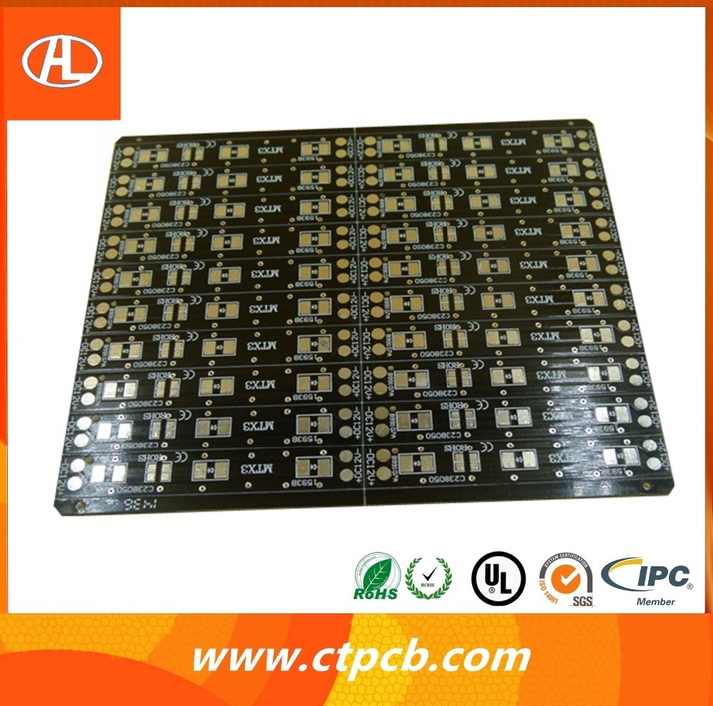 High quality black color aluminum LED PCB