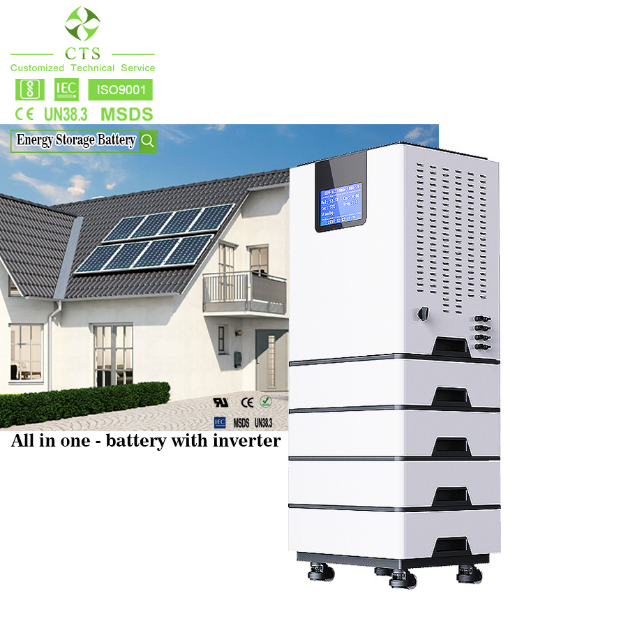 CTS 10kw 15kw 20kwh 30 kwh lifepo4 high voltage solar lithium ion batteries for cars