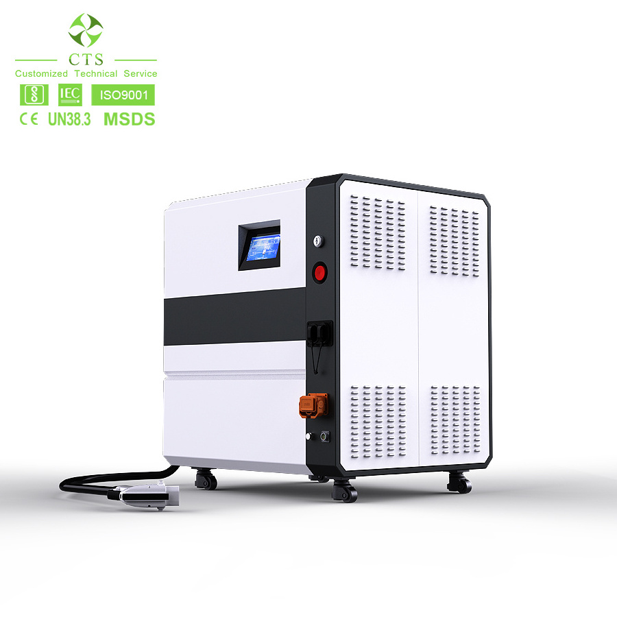 mobile dc fast charging station 30kw 60kw 120kw ev charger mobile electric vehicle charging station with ccs2 charger