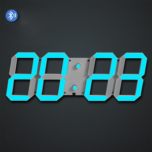 CHEETIE CP120 Hours Minutes Direct Sales Color LED Watch 3D Wall Clock Luminous Frameless