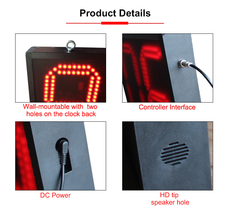 CHEETIE CP009 Super Bright Outdoor Big Red Digital Counter Display Track Events LED Lap Counter With Signal