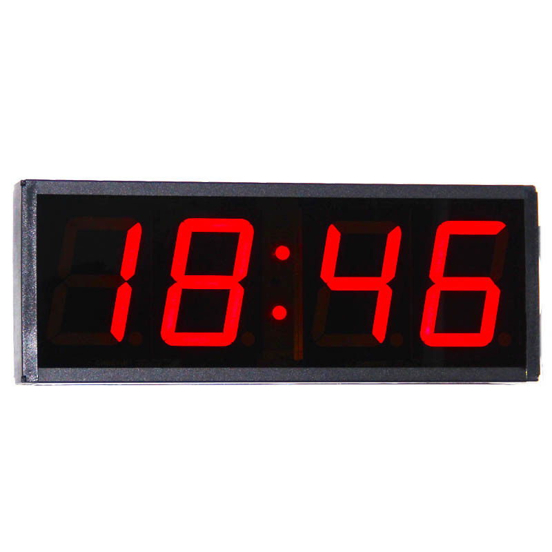 CHEETIE CP18 LED Digital Clock Big Red 3/4/5/6/8 Inch Digital Countdown Display 4 Digit 7 Segment Display