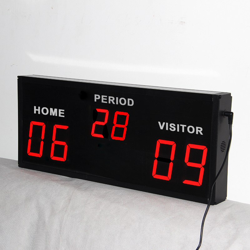 CP042 Large LED Digital High Brightness Used Baseball Football Wireless Scoreboard With 24 Seconds Shot Clock