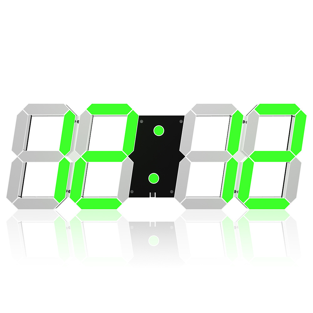 CHEETIE CP120 Hours Minutes Direct Sales Color LED Watch 3D Wall Clock Luminous Frameless