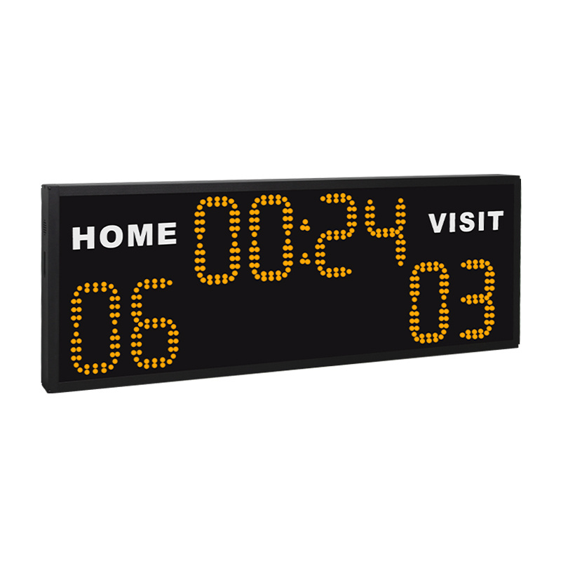 CHEETIE CP42 Brand New Product Yellow Home and Visit Score Keeper Stadium LED Scoreboard Football