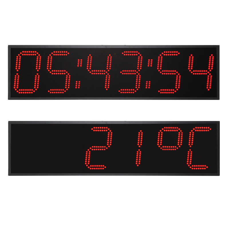 CHEETIE CP029 Led Outdoor Waterproof Digital Clock Real Time Alternating Date Temperature Sign