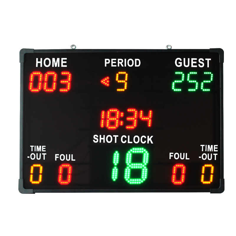 CHEETIE CP33 Quality Assurance Sports Controller Sec Men's College Used Basketball Scoreboard for Sale